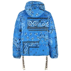 Khrisjoy Puff Bandana Corduroy Hooded Down Jacket-Heren Jassen