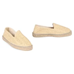 Manebí Raffia Espadrilles Ronde Neus Rubber-Heren Espadrilles