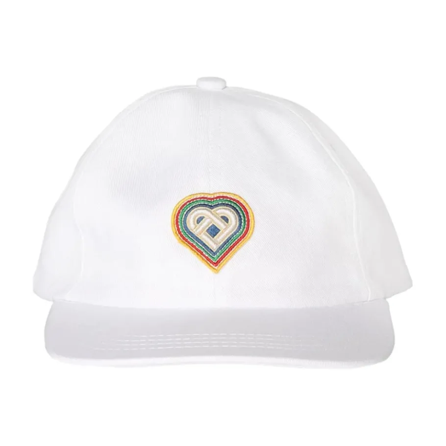 Casablanca Regenboog Hart Baseball Cap-Heren Petten