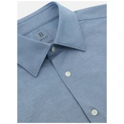 Boggi Milano Regular Fit Japans Jersey Polo Shirt-Heren Overhemden