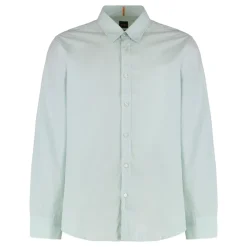 Hugo Relegant_6 Katoen Poplin Overhemd-Heren Overhemden