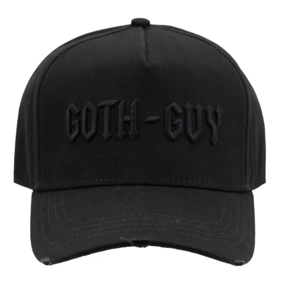 Dsquared2 Relief Lettering Baseball Cap-Heren Petten