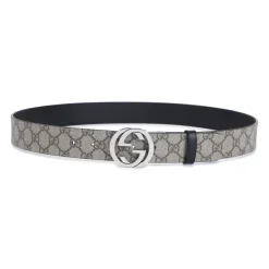 Gucci Reversible Riem met GG-Heren Riemen