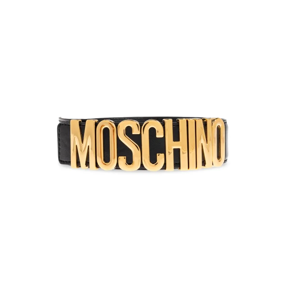 Moschino Riem met logo-Heren Riemen