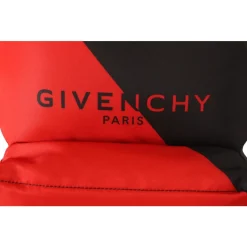 Givenchy Rode en Zwarte Nylon Urban Rugzak-Heren Rugzakken