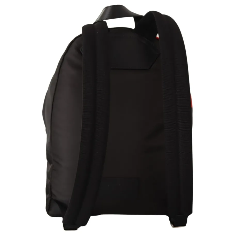 Givenchy Rode en Zwarte Nylon Urban Rugzak-Heren Rugzakken