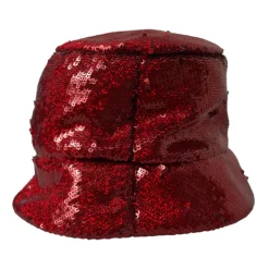 Dolce & Gabbana Rode Paillet Bucket Hat-Heren Hoeden