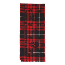 Alexander McQueen Rode Sjaal AW24-Heren Sjaals