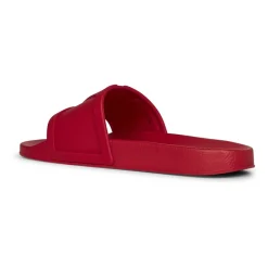 Valentino Garavani Rode Slip-On Sandalen met Vlogo Handtekening-Heren Slippers