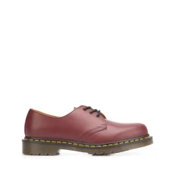 Dr. Martens Rode Veterschoenen met Lage Snit-Heren Nette Schoenen