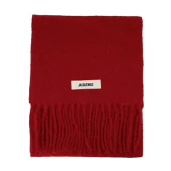 Jacquemus Rode Wollen Sjaal - Mohair-Heren Sjaals