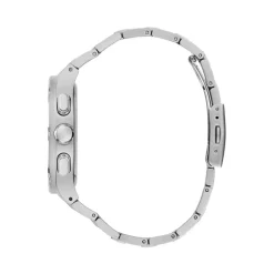 Guess Roestvrijstalen Armband Zilveren Horloge-Heren Horloges