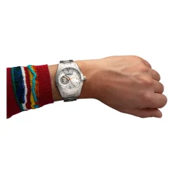 Carlo Colucci Roestvrijstalen horloge met vouwsluiting-Heren Horloges