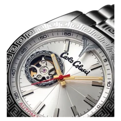 Carlo Colucci Roestvrijstalen horloge met vouwsluiting-Heren Horloges