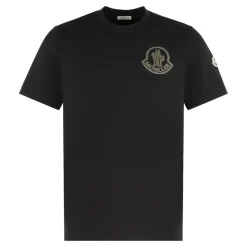 Moncler Rondhals T-shirt van katoen-Heren Shirts