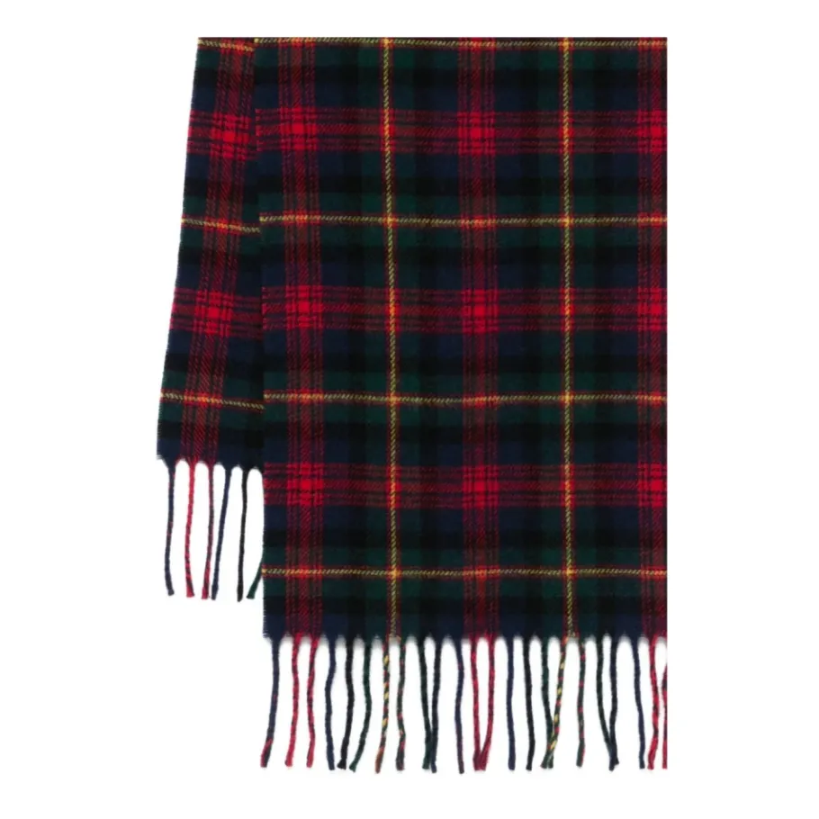 Polo Ralph Lauren Rood Wolmix Sjaal Italië-Heren Sjaals