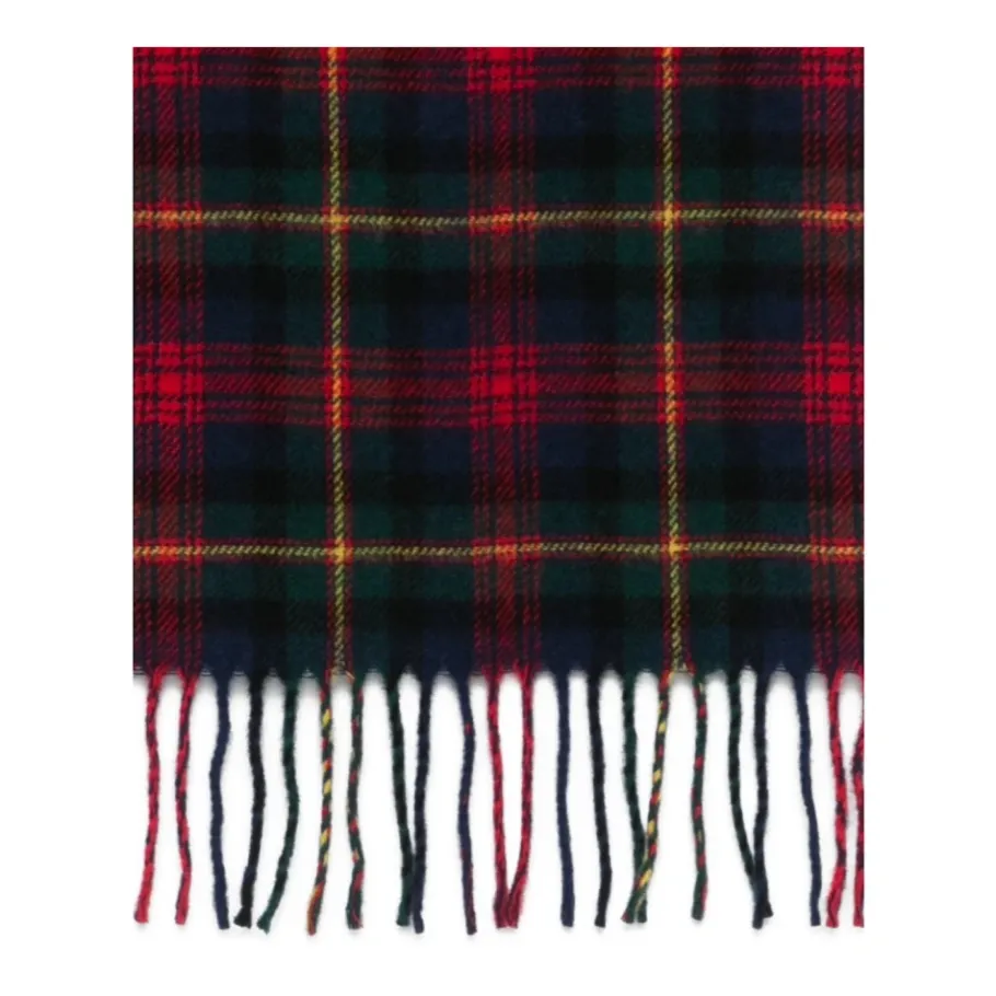 Polo Ralph Lauren Rood Wolmix Sjaal Italië-Heren Sjaals