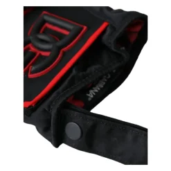 Dolce & Gabbana Rood Biker Handschoenen Italiaans Ambacht-Heren Handschoenen