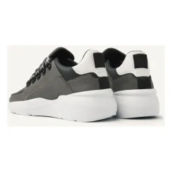 Nubikk Roque Roman Dark Grey Combi Sneakers-Heren Sneakers