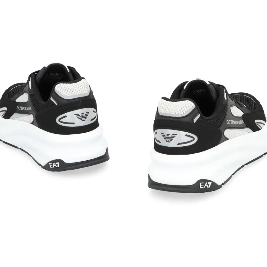 Emporio Armani EA7 Round Toeline Mesh Sneakers-Heren Sneakers