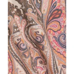 Etro Roze Cashmere Zijde Sjaal-Heren Sjaals