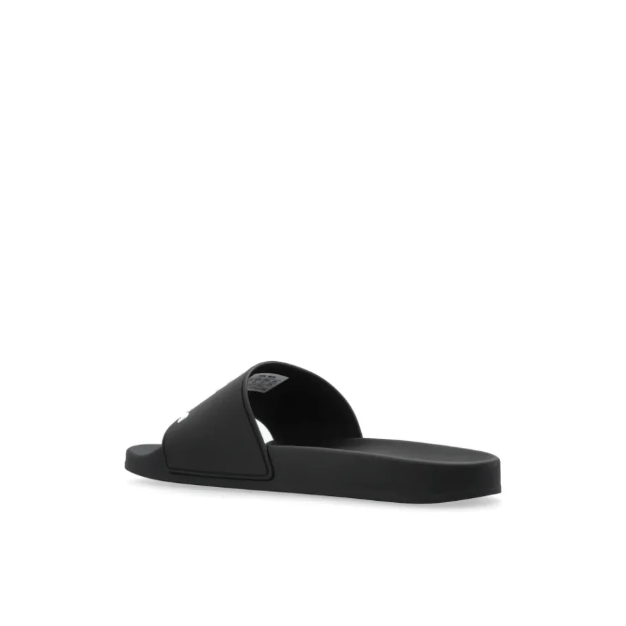 Balenciaga Rubberen slides met logo-Heren Slippers