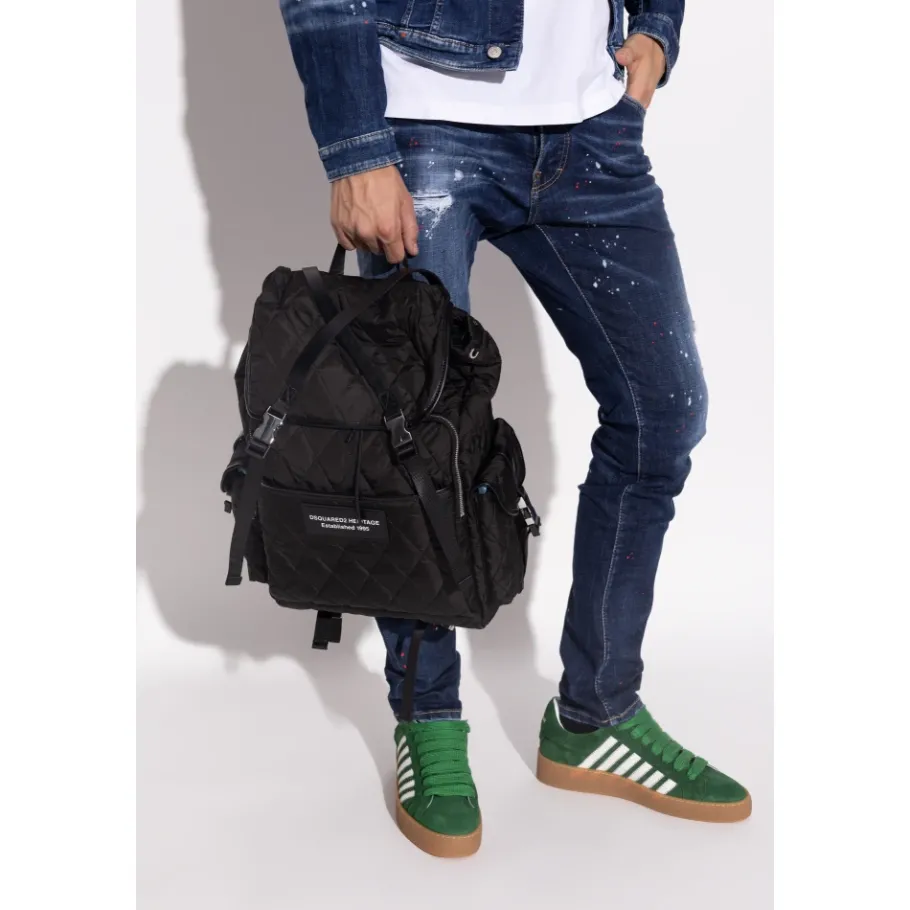 Dsquared2 Rugzak met logo-Heren Rugzakken