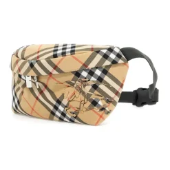 Burberry Ruiter Check Marsupial Tas-Heren Tassen