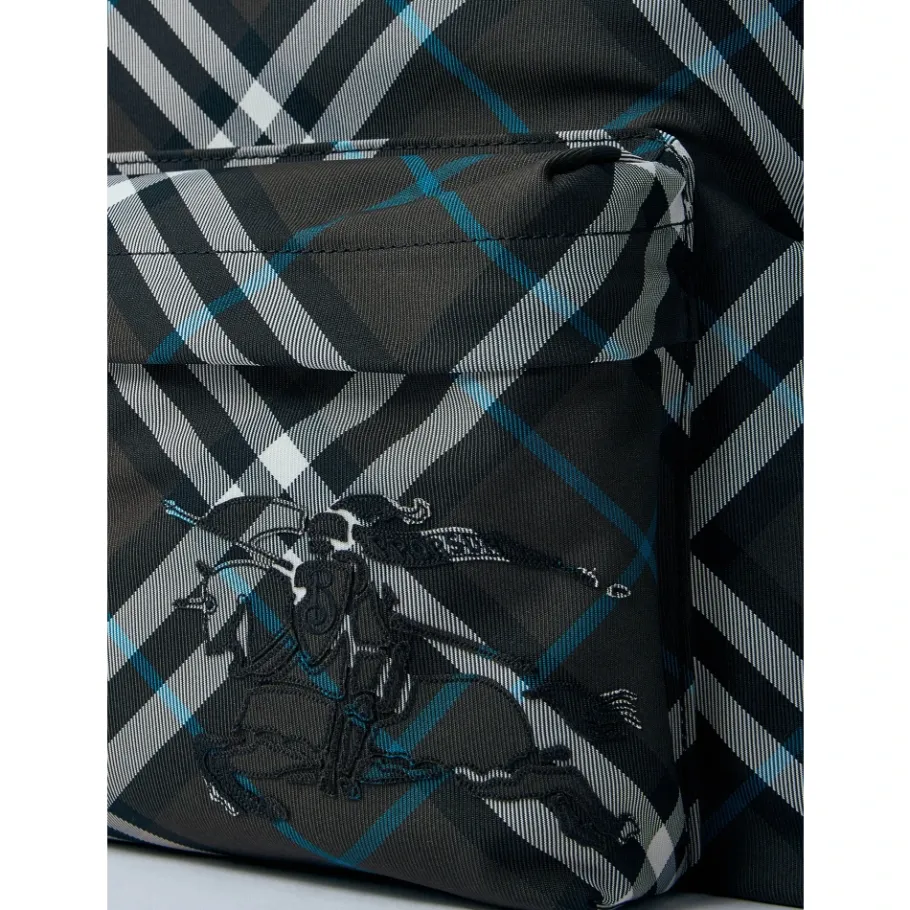 Burberry Ruiter Check Rugzak-Heren Rugzakken
