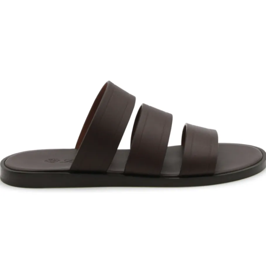 Loro Piana Sandaal met drie banden-Heren Slippers