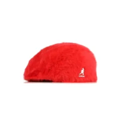 Kangol Scarlet Bont Platte Pet-Heren Hoeden