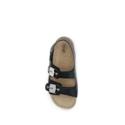 Balenciaga Scholl Platte Sandalen met Verstelbare Banden-Heren Sandalen