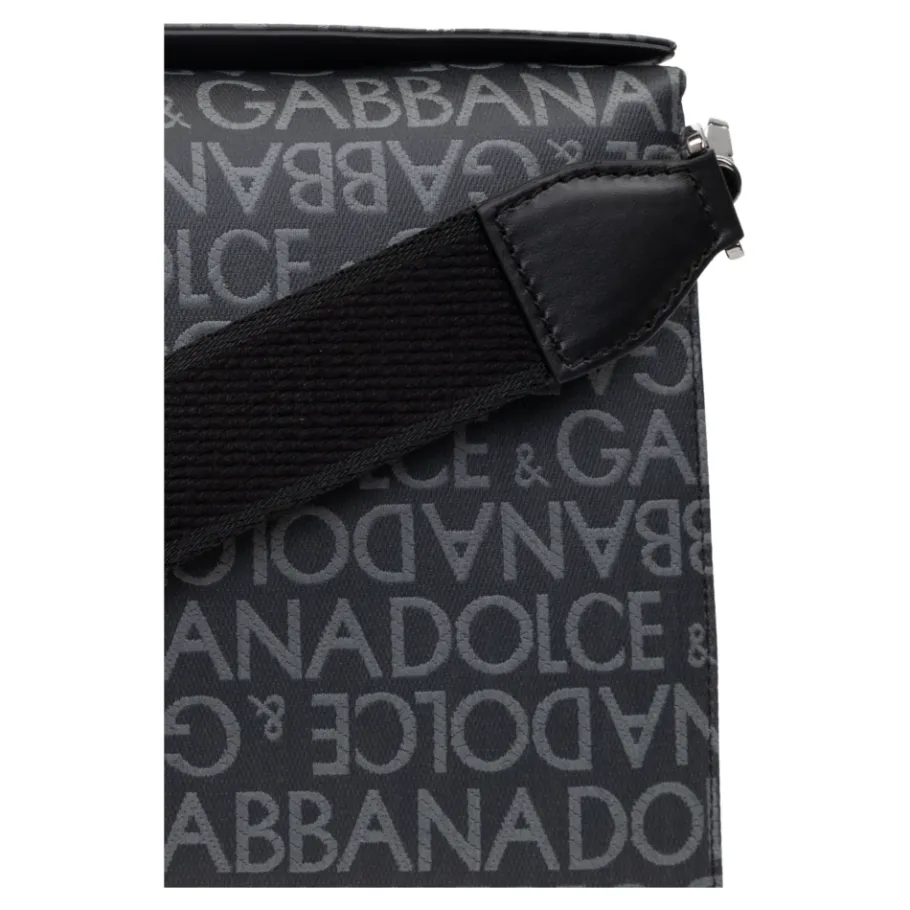 Dolce & Gabbana Schoudertas met monogram-Heren Tassen