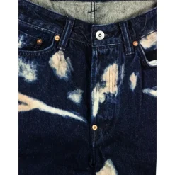 Evisu Seagull Jeans met Tie-Dye Print-Heren Jeans