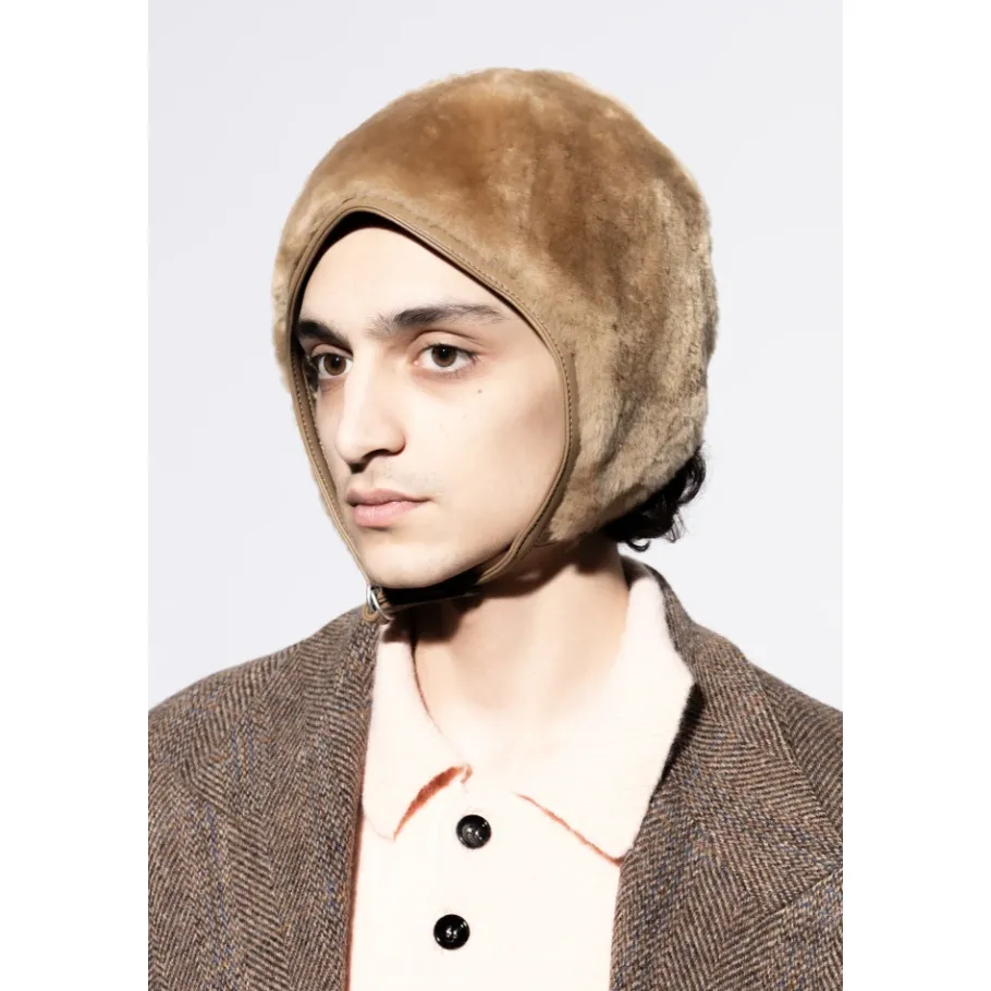 Acne Studios Shearling Cap-Heren Hoeden