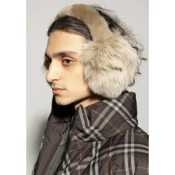 Burberry Shearling Earmuffs-Heren Hoeden