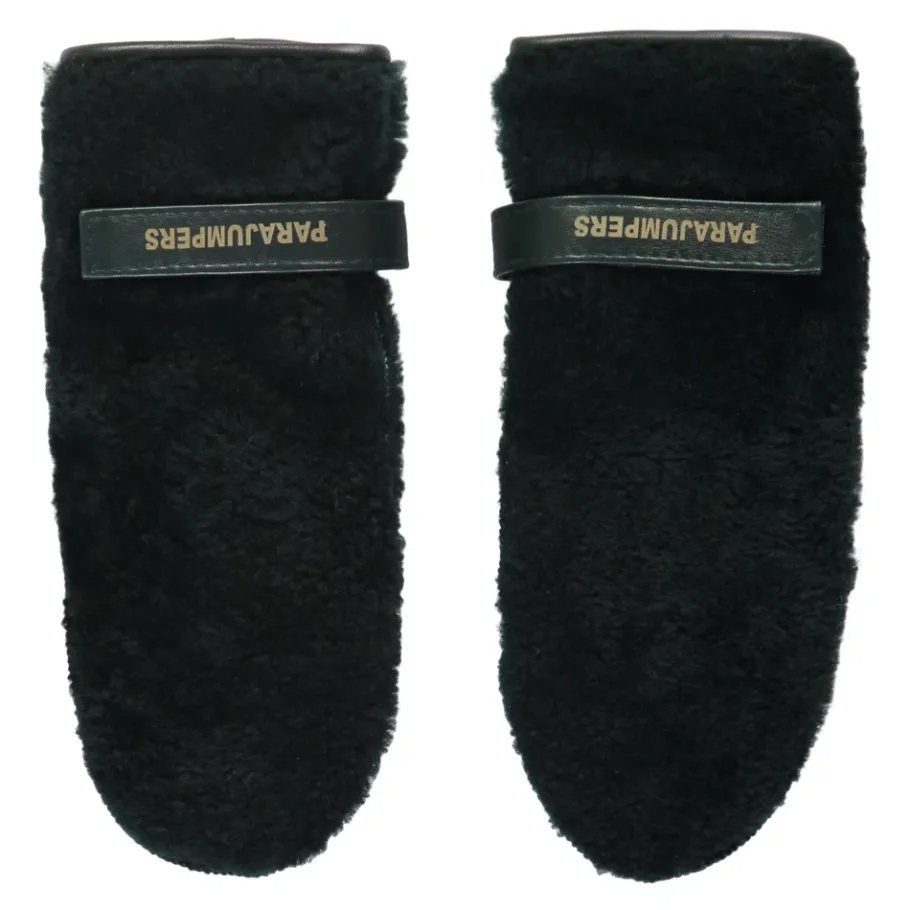 Parajumpers Shearling leren handschoenen met verstelbare band-Heren Handschoenen