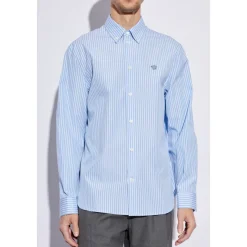 Versace Shirt met logo-Heren Overhemden