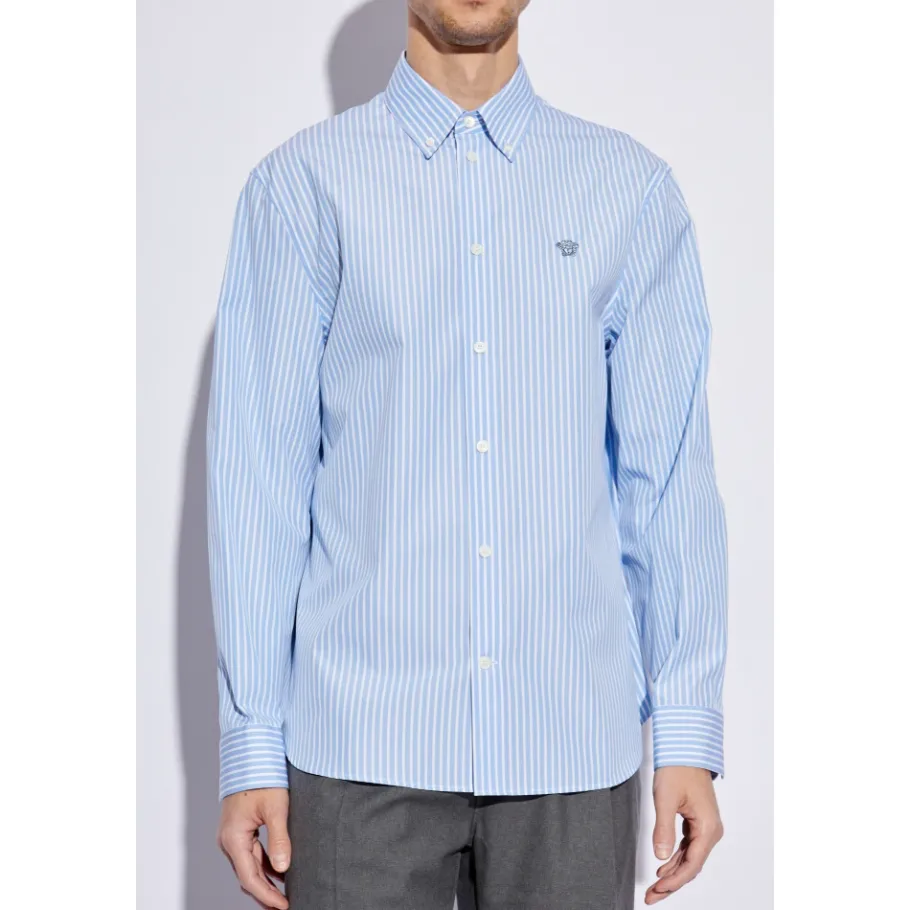 Versace Shirt met logo-Heren Overhemden