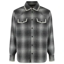 Golden Goose Shirt met witte borduursels-Heren Jassen