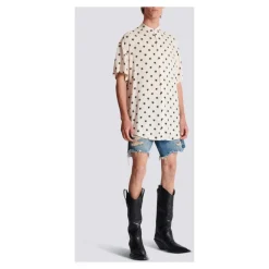 Balmain Short Sleeve Shirts-Heren Overhemden