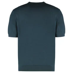 Zegna Short Sleeve Sweater-Heren Truien & Vesten