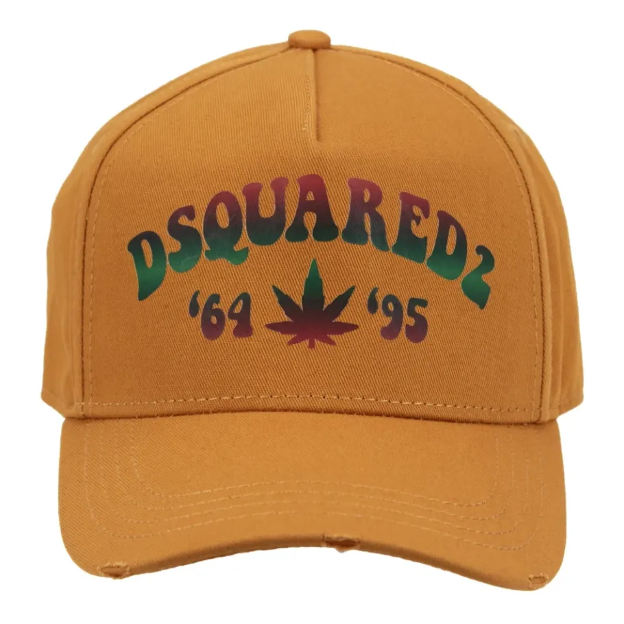 Dsquared2 Signature Baseballpet met Fibbia-sluiting-Heren Petten