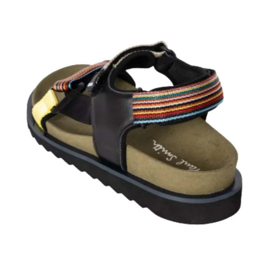 Paul Smith Signature Stripe Sandalen met Velcro Straps-Heren Sandalen