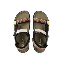Paul Smith Signature Stripe Sandalen met Velcro Straps-Heren Sandalen