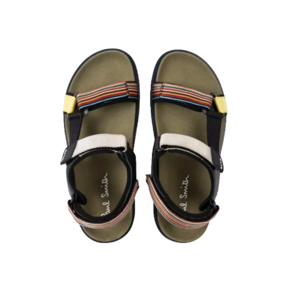 Paul Smith Signature Stripe Sandalen met Velcro Straps-Heren Sandalen