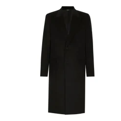 Dolce & Gabbana Single-breasted Cashmere Coat-Heren Jassen