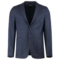 Zegna Single-breasted Two-Button Jacket-Heren Jassen