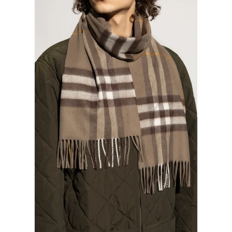 Burberry Sjaal met een geruit patroon-Heren Sjaals