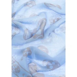 Alexander McQueen Sjaal met een opvallend schedel motief-Heren Sjaals